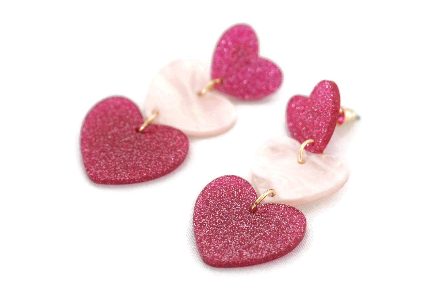 "Be Mine" Candy Valentine Drop Earrings
