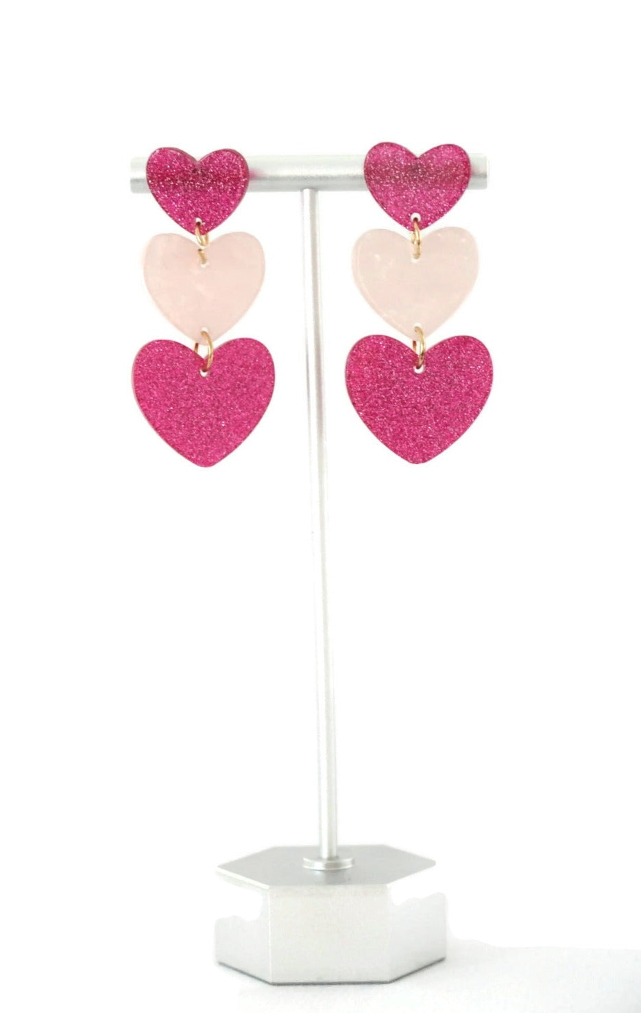 "Be Mine" Candy Valentine Drop Earrings