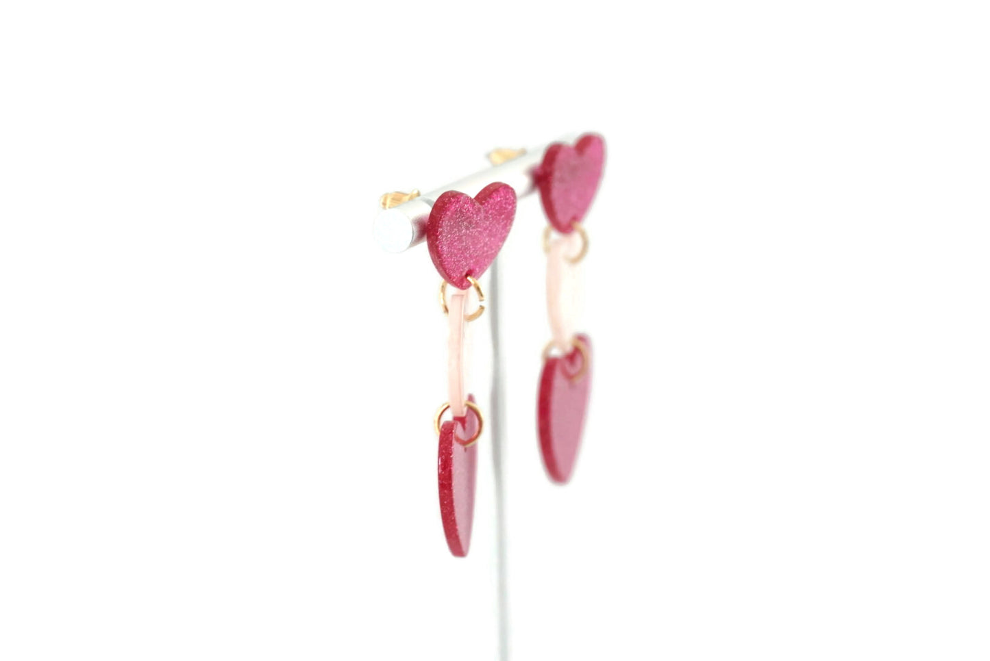 "Be Mine" Candy Valentine Drop Earrings