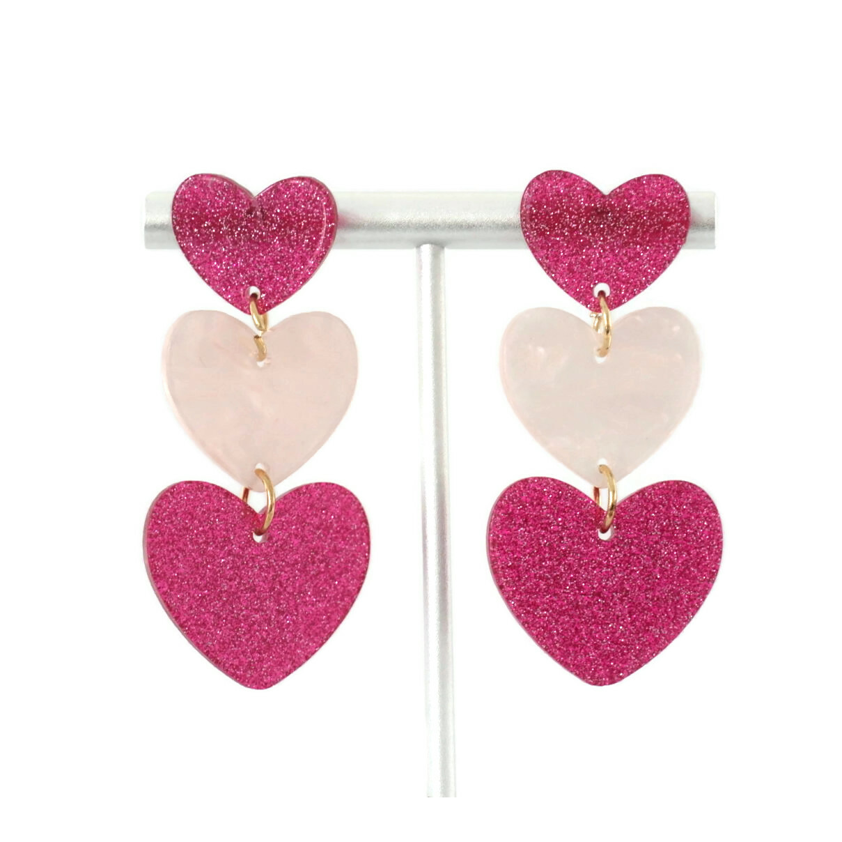 "Be Mine" Candy Valentine Drop Earrings